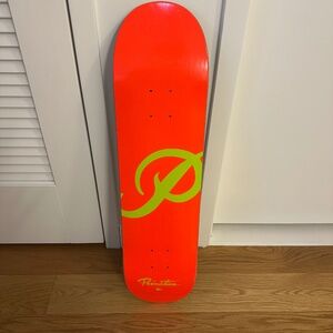 Primitive Classic P Skateboard Deck Neon Orange 7.8